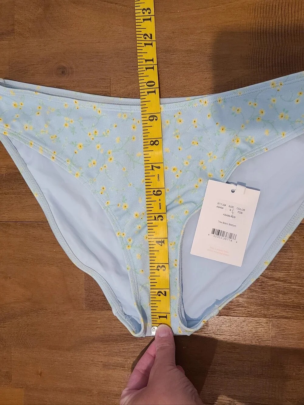 Andie Swim Yellow Floral Bikini Bottoms